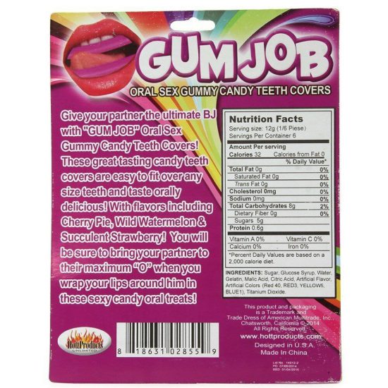 Gum Job Oral Sex Candy Teeth Covers 6 Pack - Image 4