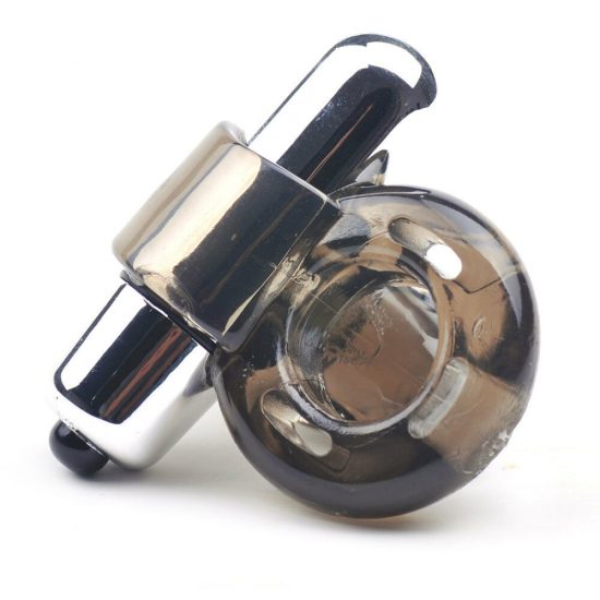 Vibrating Cock Ring Penis Dolphin Bullet Adult Sex Toy Couples Hard Erection Men - Image 2