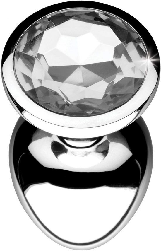 Booty Sparks Transparent Gem Anal Plug - Large - Image 4