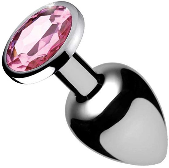 Booty Sparks pink gem Anal Plug - Medium size - Image 2