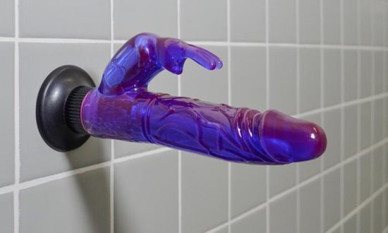 Waterproof Wall Bangers Deluxe Bunny Vibe 8.25 Inch Purple - Image 2
