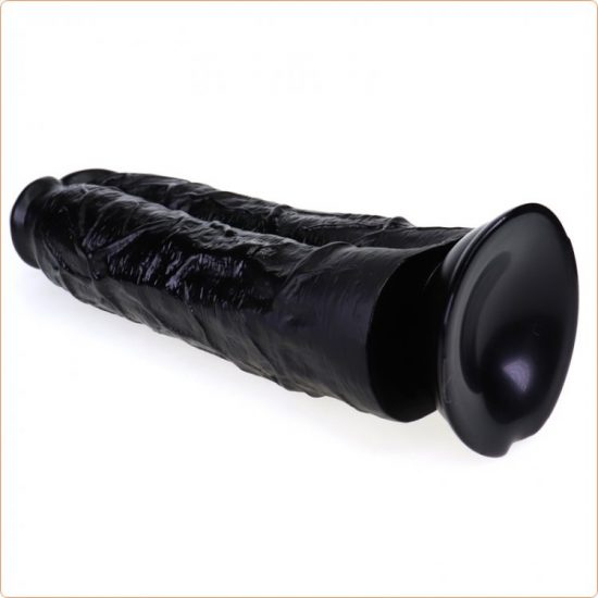 Double Penetrator Suction Cup Dildo 12 Inch - Image 2