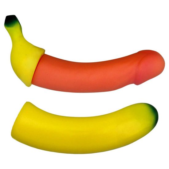 MAN'S SEXY SQUIRTING PROSTHESIS WITH BANANA SHAPE COVER - Image 4