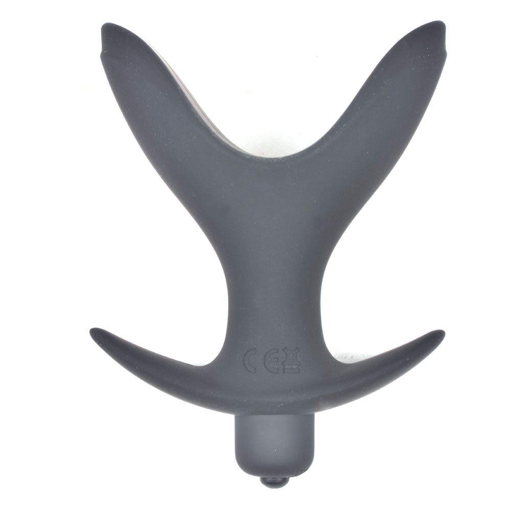 Vibrating Anchor Butt Plug (Black)