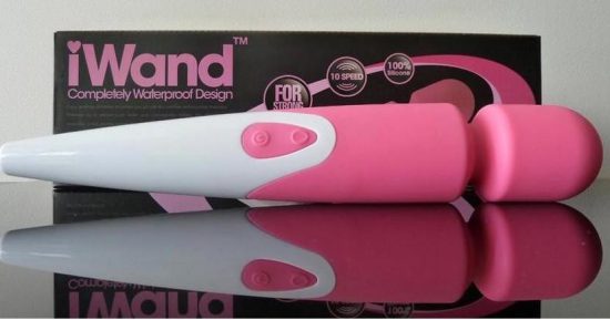 Pink Color 10-Speed Waterproof Rechargeable Wand Massager (USB Recharging)G-Spot Vibe