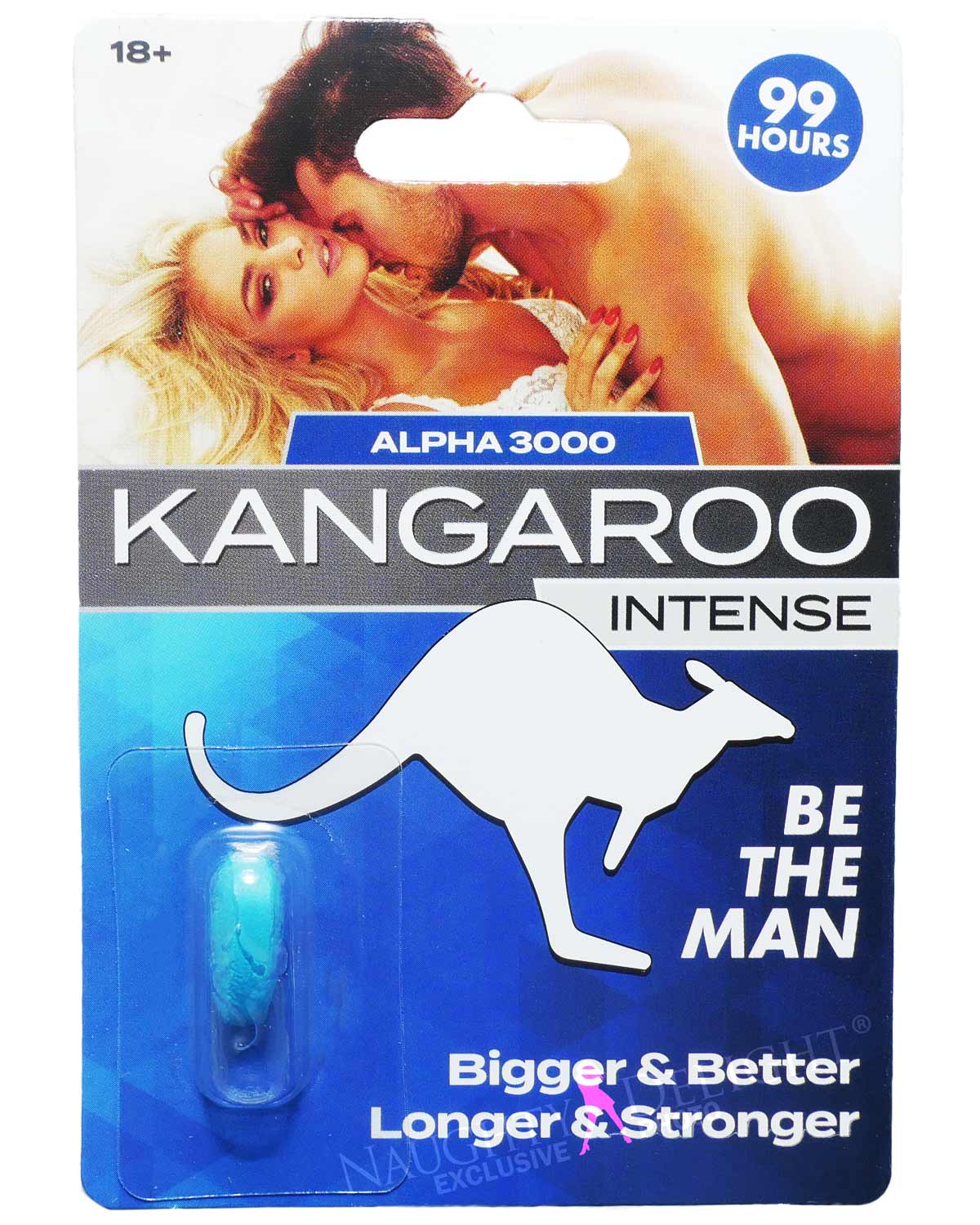Kangaroo for Men Intense Alpha 3000 (formerly Mega 3000) Sex Supplement