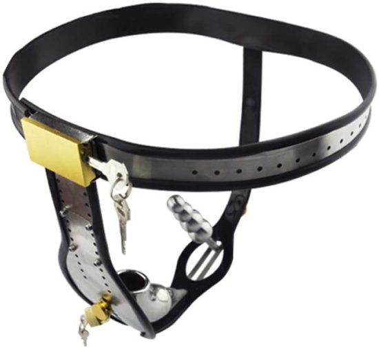 T Stainless Steel Premium Male Chastity Belt