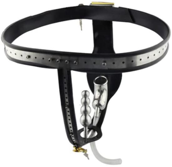 T Stainless Steel Premium Male Chastity Belt - Image 5