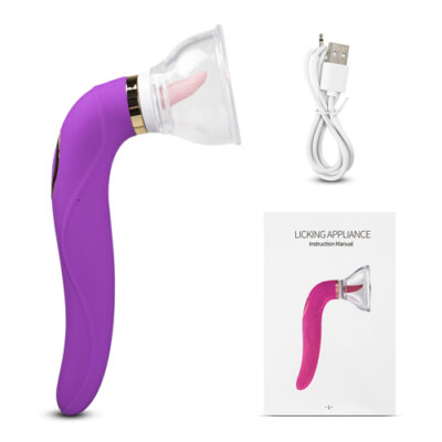 Clitoral Sucking Licking Vibrator, G Spot Tongue Vibrator with 8 Suction Modes & 10 Tail Vibration Modes & 5 Licking Modes, Sex Toy for Women Oral Stimulator Nipple Clit Anal, Rechargeable & Waterproof