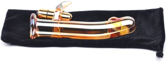 Golden Glass Dildo Vibrator - Image 9