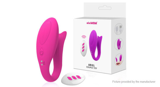 9 Speeds Remote Control Pink Color Rechargeable Clitoral and G-Spot Rabbit Vibrator