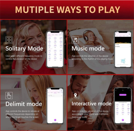 Phone APP Remote Control Female Sex Tol USB Charging Sucking Vibrating Panty - Image 4