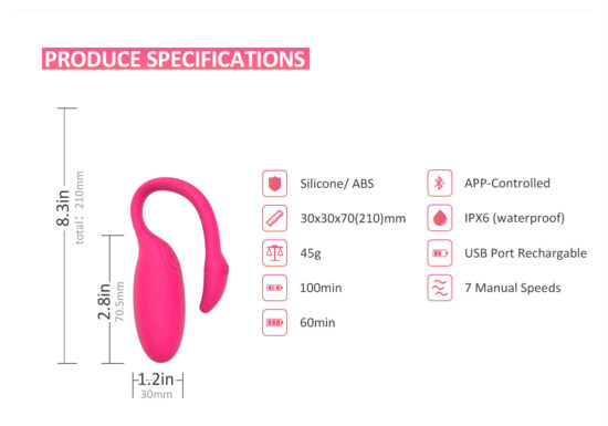Magic Motion Flamingo vibrating bullet with app control - Image 7