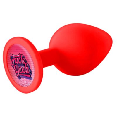 The 9’s – Booty Talk Silicone Butt Plug F Yeah – Red