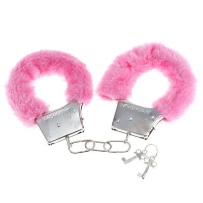 FLUFFY PINK HANDKUFFS