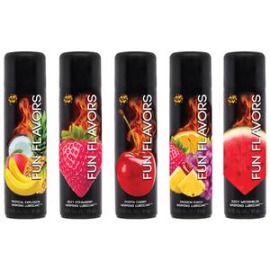 Wet FUN FLAVORS Lubricant Water based Warming lube 3oz