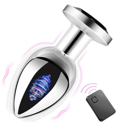 Remote Control Vibrator Anal Butt Plug for Women and Men