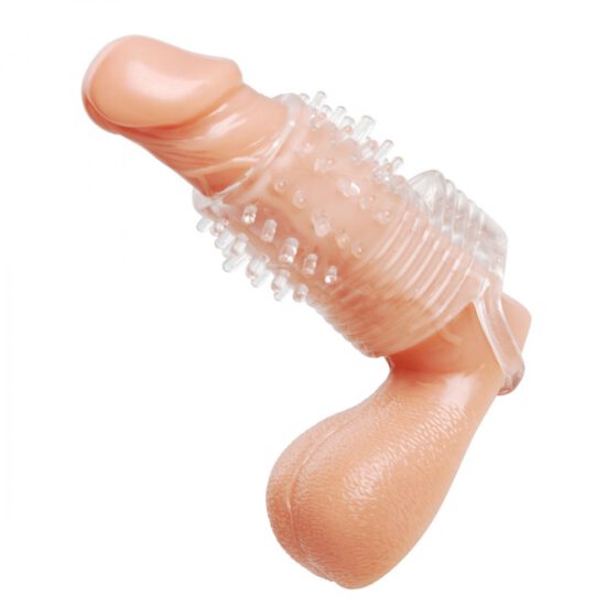Clear Sensations Vibrating Textured Erection Sleeve - Image 3