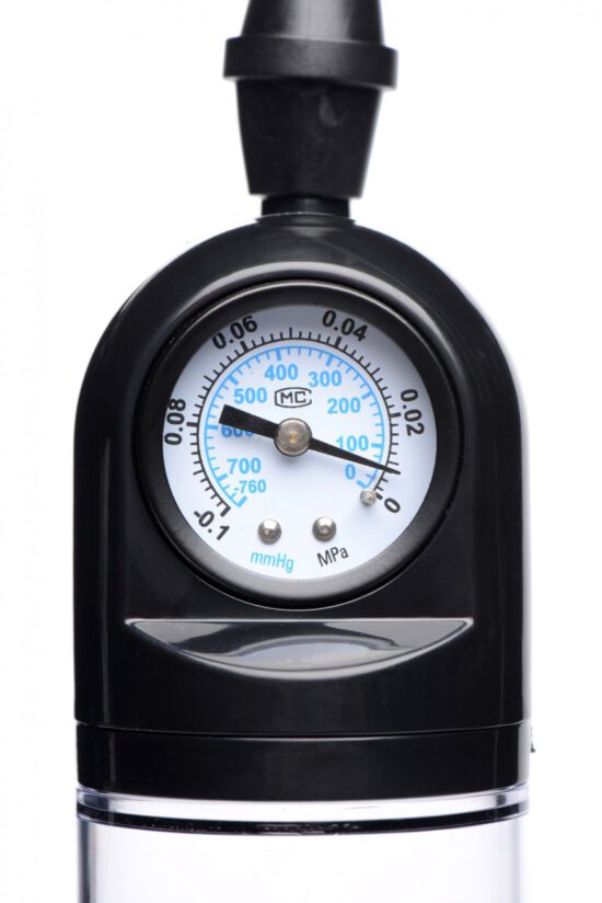 Trigger Penis Pump with Built-in Pressure Gauge - Image 3