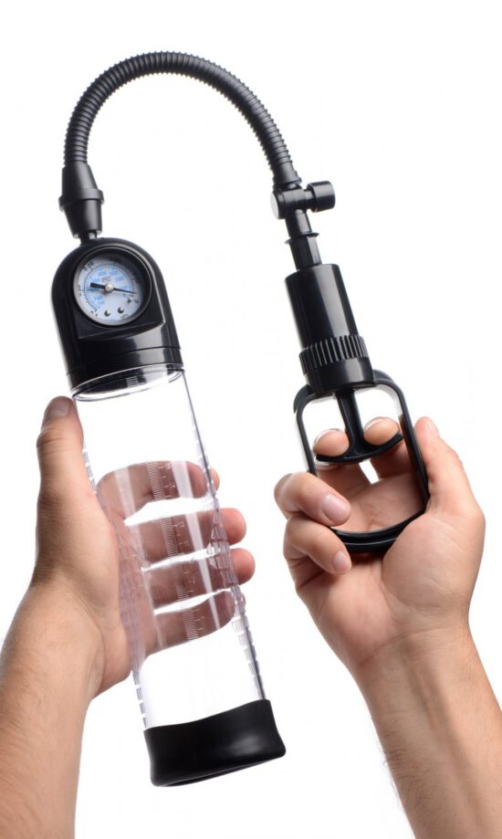 Trigger Penis Pump with Built-in Pressure Gauge - Image 5