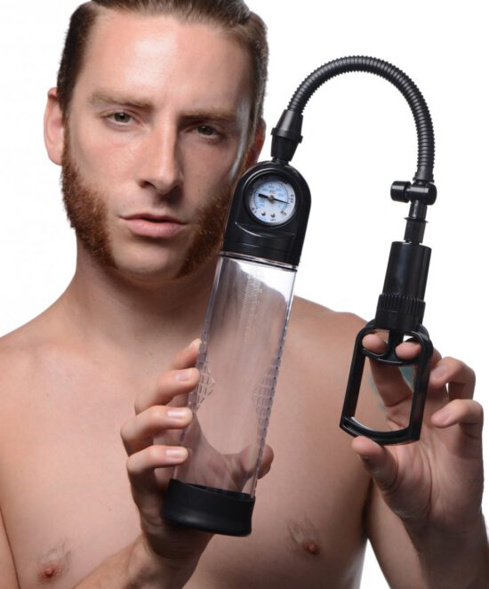 Trigger Penis Pump with Built-in Pressure Gauge - Image 6