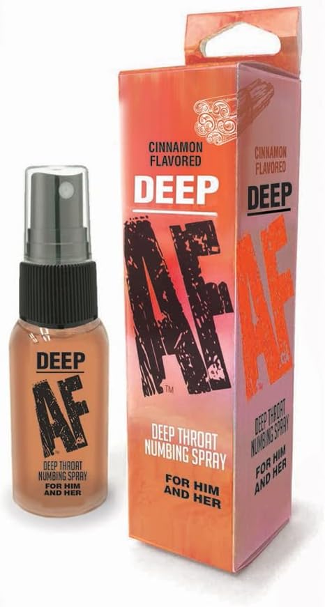 Deep AF Numbing Throat Spray - Strawberry,Cherry,Peach - Image 2