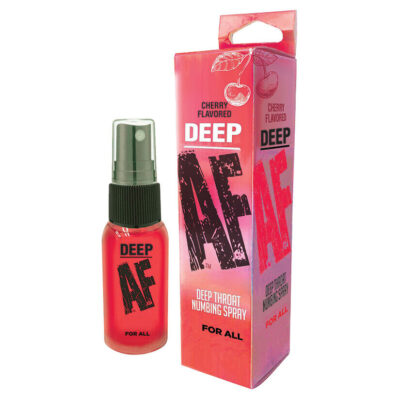 Deep AF Numbing Throat Spray – Strawberry,Cherry,Peach