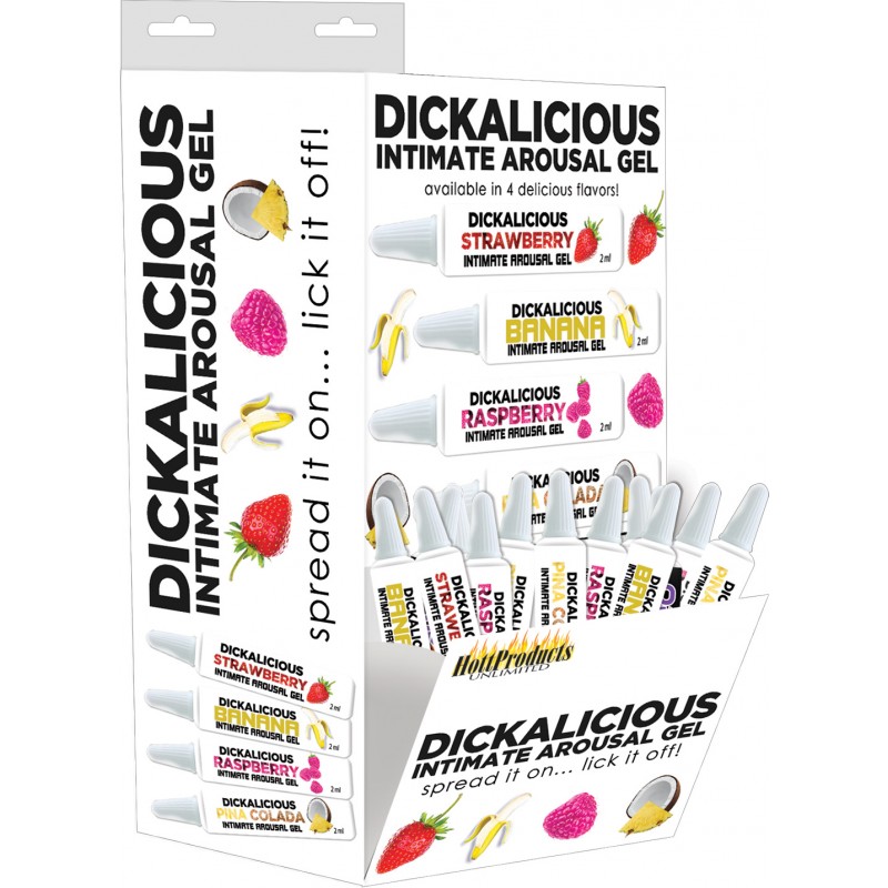 Dickalicious Penis Arousal Cream (144pc Tubes Display)