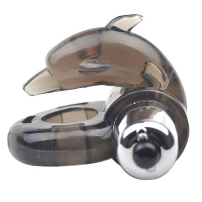 Black Dolphin Cock Ring