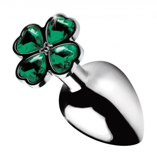 Lucky Clover Gem Anal Plug - Medium - Image 3