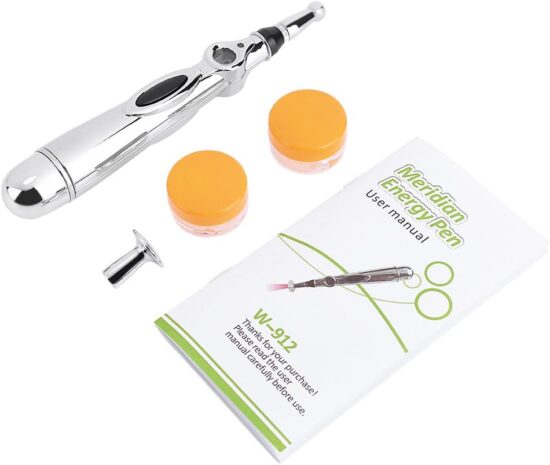Acupuncture Pen, Electronic Massage Pen Energy Pen Body Massager Health Beauty Tool for Back Leg Arm Shoulder Muscle.