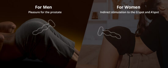 Ridge App-controlled Vibrating and Rotating Anal Beads - Image 3
