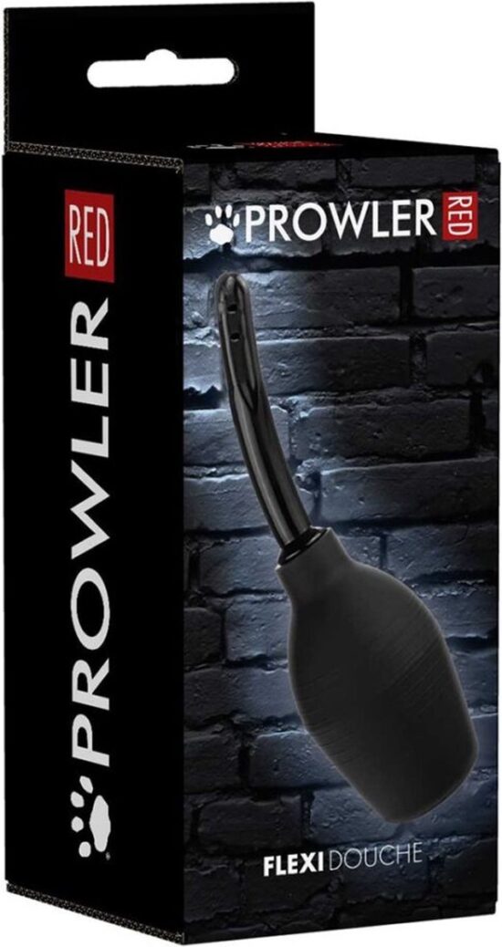 Prowler RED Flexi Silicone Anal Douche - Black
