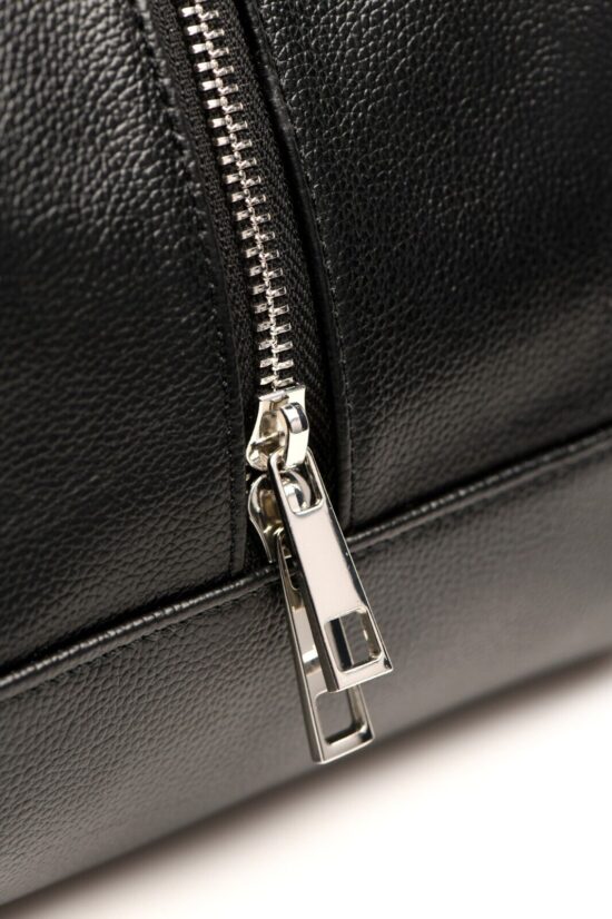 Master Series Cuffed & Loaded Travel Bag with Handcuff Handles - Black/Silver - Image 5