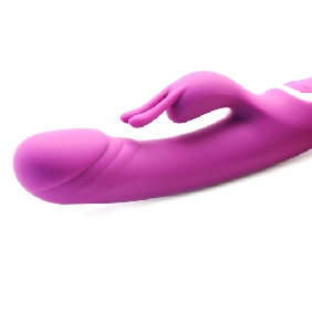 20-Speed Purple Color Silicone Rabbit Vibrator