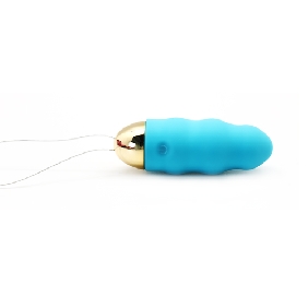 Blue Color 10 Speeds Rechargeable Remote Control Vibrator - Image 5