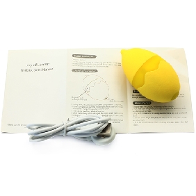 10 Speeds Rechargeable Silicone Lemon Vibrator with Tongue - Image 3
