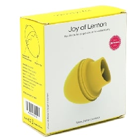 10 Speeds Rechargeable Silicone Lemon Vibrator with Tongue
