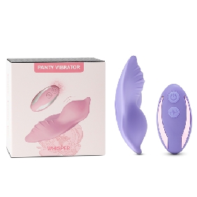 7 Speeds Purple Color Remote Control Silicone Wearable Panty Vibrator