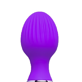 10-Speed Purple Color Silicone Double Ended Wand Massager - Image 7