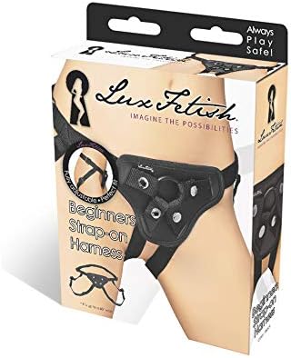 Lux Fetish Beginners Strap On Harness Black