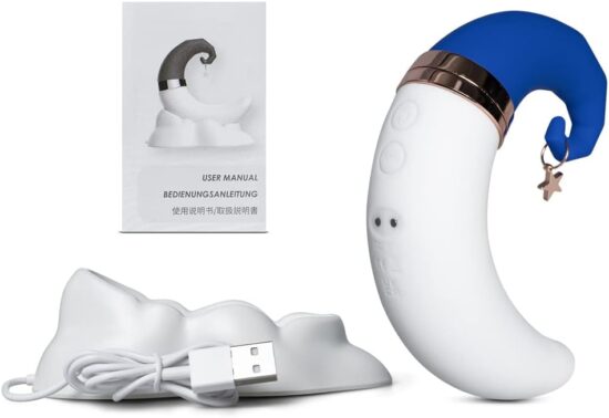 10-Speed Moon Vibrator with Clitoral Sucking Function - Image 4