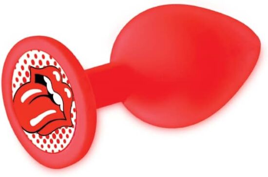 The 9's - Booty Talk Silicone Butt Plug Tongue - Red - Image 2