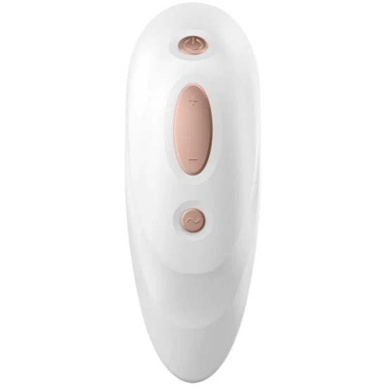Satisfyer Pro 1+ Vibration Pressure Clitoral Stimulator USB Rechargeable Waterproof 5.11in - White - Image 5