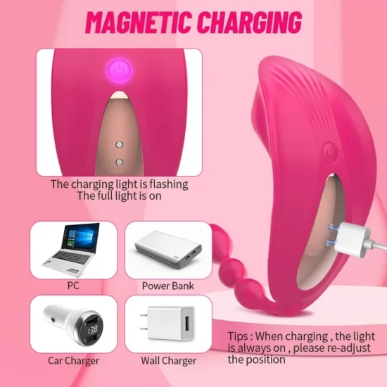9-Speed APP Control Pink Color Vibrator with Sucking Function - Image 5
