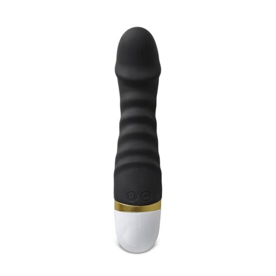 12-Speed Black Color Rechargeable Silicone Vibrator - Image 6