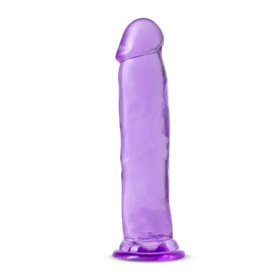 B Yours Plus Thrill n' Drill Realistic Dildo 9in - Purple - Image 2