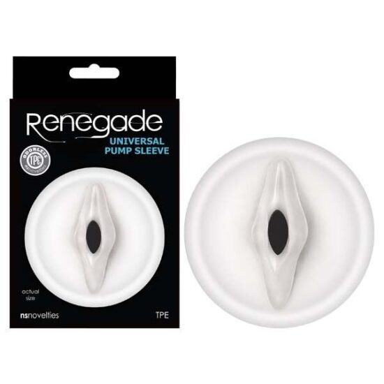 Renegade Universal Pump Sleeve - Vagina - Clear
