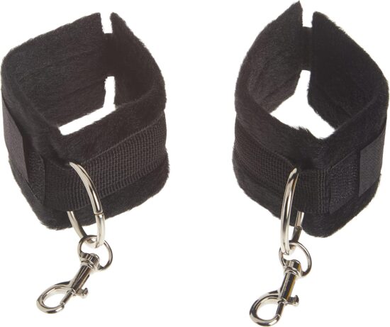 Ouch! Velcro Cuffs for Hands or Ankles - Black - Image 4