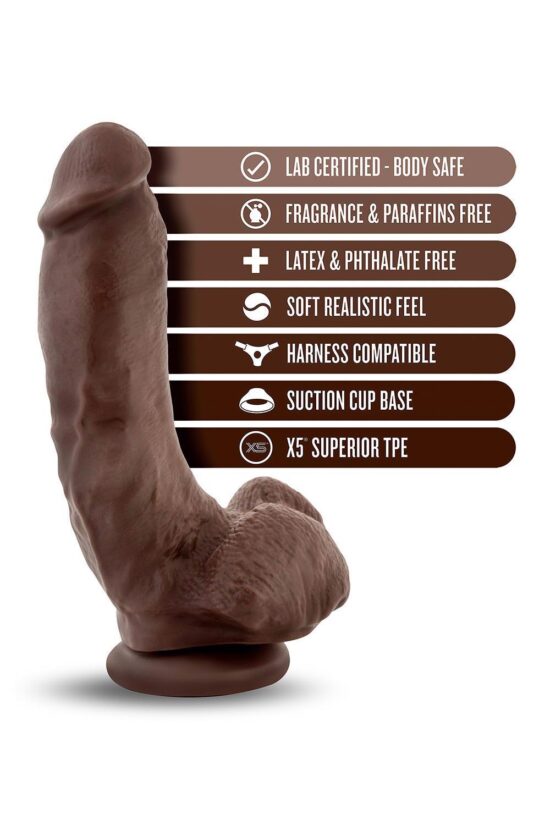 Loverboy The Mechanic Dildo 9in - Chocolate - Image 6